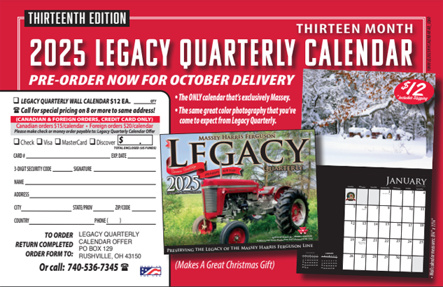 Massey Ferguson 2025 Calendar